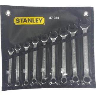 Stanley Combination Wrench Set Sl 9pc Metric 8-17mm | Model : 87-034-1