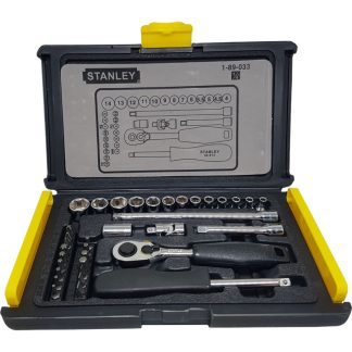 Stanley 35pc 1/4" Dr. Socket Set, 4-14mm | Model : 89-033-1