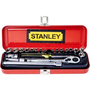 Stanley Socket Set 1/4 21pc Mm&af | Model : 89-507