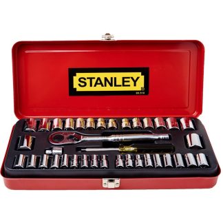 Stanley Socket Set 1/4 & 3/8 37pc | Model : 89-518-1