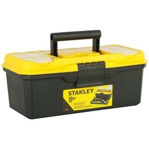 STANLEY 13" ORGANIZERED TOOL BOX WITH CLEAR LID 370X175X170MM 1-71-948