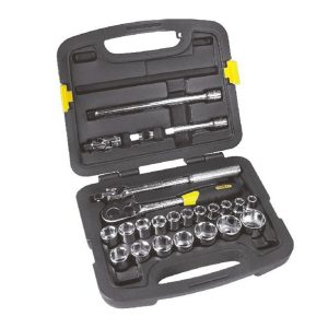 STANLEY 24PC 1/2"DR 6PT METRIC SOCKET SET 91-939