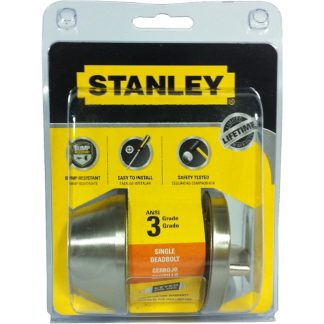 STANLEY SINGLE CYLINDER DEADBOLT SS-S836031