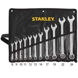 Stanley 11pc Combi/spanner Set 8,9,10,11,12,13,14,17,19,22,24mm | Model : STMT80942-8