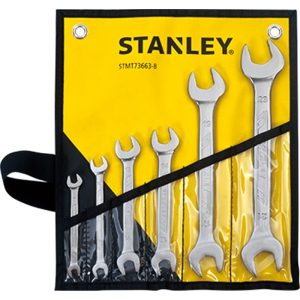 STANLEY 6 PCS DOUBLE OPEN WRENCH SET (6-23MM) STMT73663-8