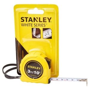 STANLEY MEASURING TAPE, WHITE