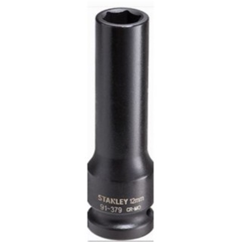 STANLEY 3/4" DR. DEEP IMPACT SOCKET 6PT (METRIC)