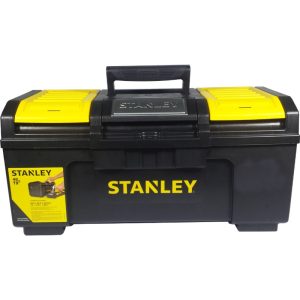 STANLEY 19" TOOL BOX WITH ORGANIZERS & METAL LATCH 19400