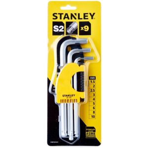 STANLEY 9PCS LONG BALL END HEXA KEY METRIC [1.5~10MM] 94162