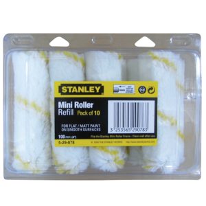 STANLEY ROLLER REFILL, ARCYLIC 100MM 10/PACK 29078-5