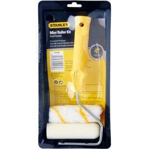 STANLEY DUAL PURPOSE MINI ROLLER KIT 4" WITH TRAY 29480