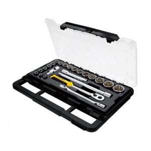 STANLEY 23PC 1/2"DR.12PT SOCKET MODULE SET W/STST74301 CASE, STMT75095-8C