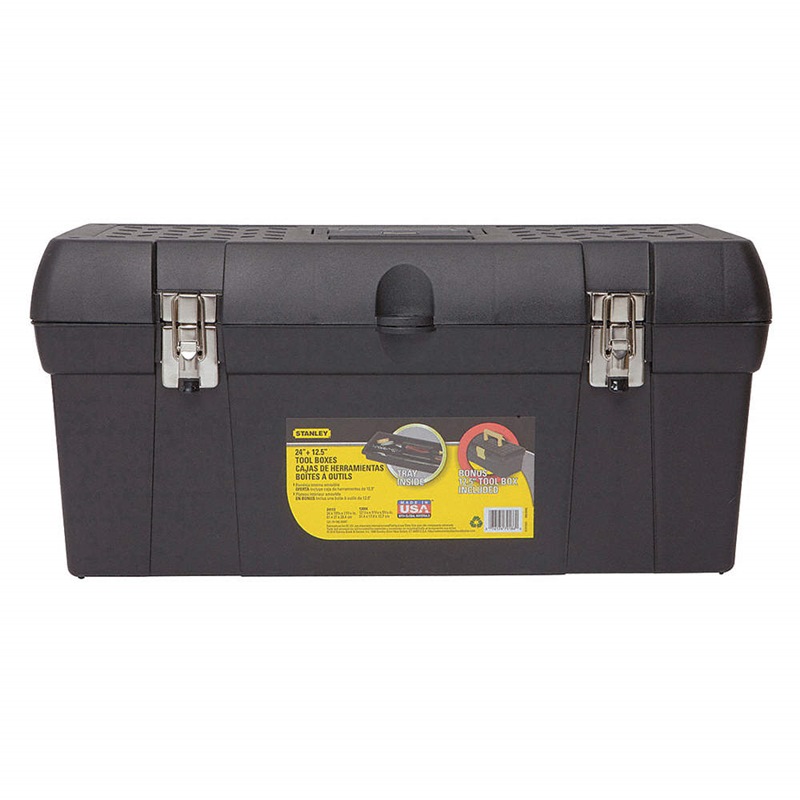 Stanley 24" Plastic Tool Box Metal Latch | Model : STST24113