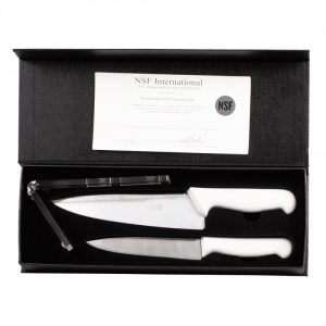 STARRETT 2 PC CHEF'S KNIFE SET BKK-2W (NSF RECOGNIZES)