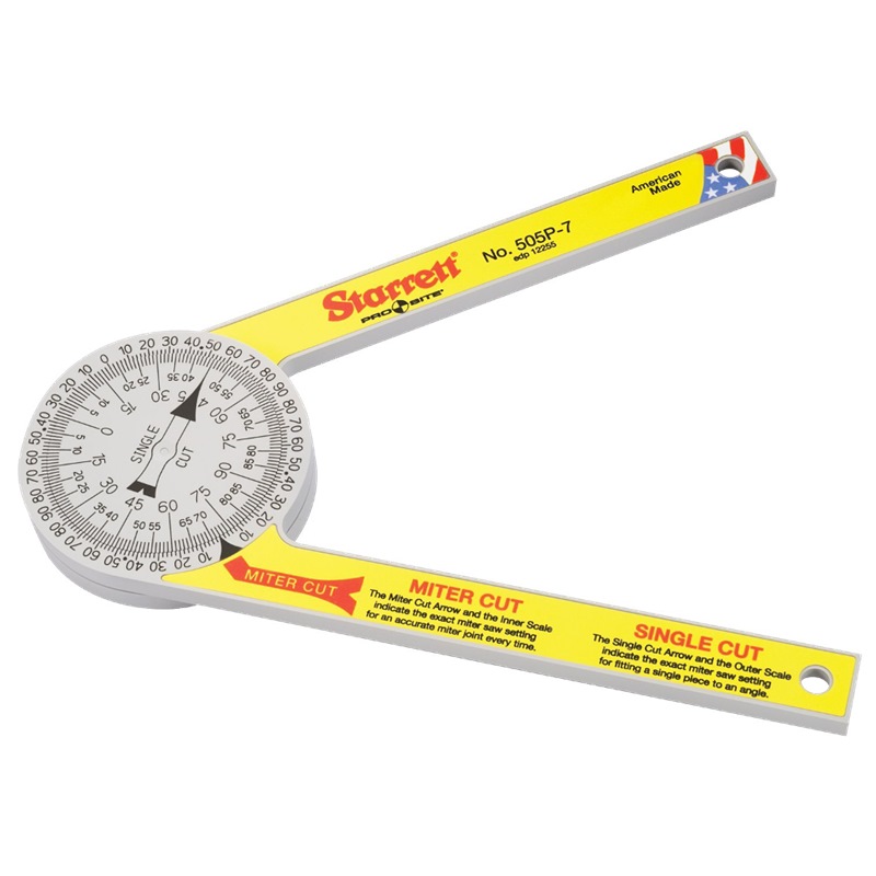 STARRETT PRO SITE PROTRACTOR 505P7