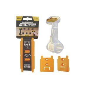 STEALTHMOUNTS YELLOW TOOL MOUNT FOR DEWALT 20V 4/PACK TM-DW18-YLW-4