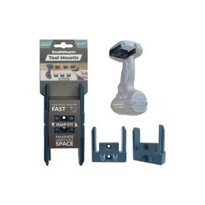 STEALTHMOUNTS BLUE TOOL MOUNT FOR MAKITA 18V LXT 4/PACK TM-MK18-BLU-4