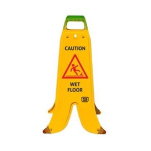 SUPERSTEAM SAFETY BANANA CAUTION BOARD A FRAME 36 X 36 X 60 CM
