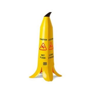 SUPERSTEAM SAFETY BANANA CAUTION CONE 36 X 36 X 60 CM