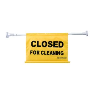 SUPERSTEAM CAUTION POLE “CLOSED FOR CLEANING” 77 - 132CM