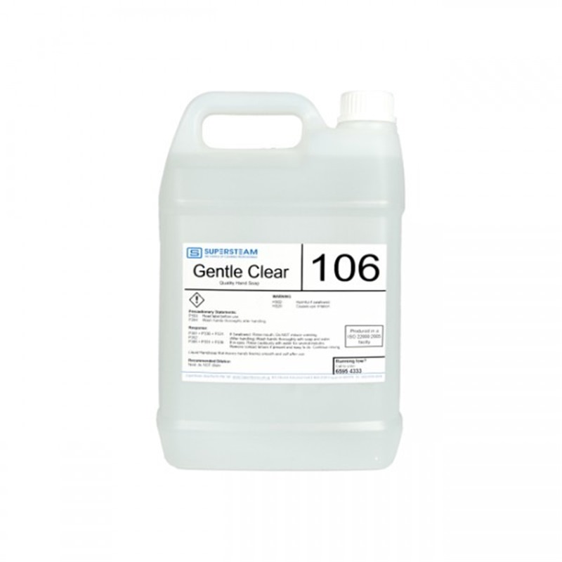 SUPERSTEAM GENTLE CLEAR 106 HANDSOAP 5L