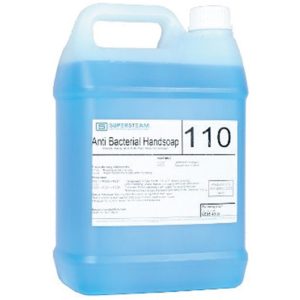 SUPERSTEAM ANTI‑BACTERIAL HANDSOAP SANITISES & CLEANS 110 5L
