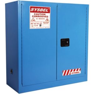 SYSBEL CORROSIVE CABINET 2 DR MANUAL 30G SY-WA810300B