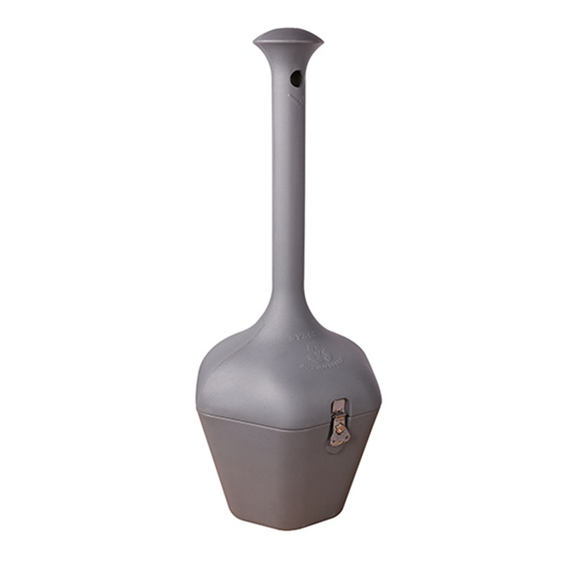 SYSBEL CIGARETTE BUTTS RECEPTACLE 2GAL/8L GREY CBR8102