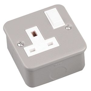 T&J 1GANG METAL SOCKET