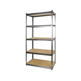 TACTIX STEEL 5 SHELF UNIT - 2 IN 1 (SHELF RACK OR WORKBENCH) TX-329016
