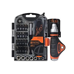 TACTIX TORQ DRIVER STUBBY SET METRIC (25PCS) TX-900225