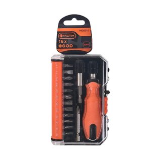 TACTIX DRIVER BIT SET 16 PCS TX-900016