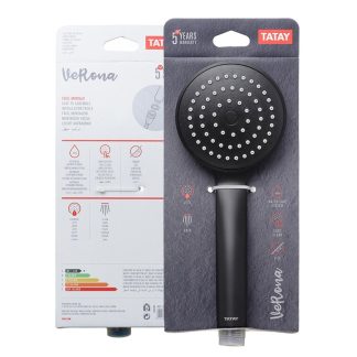 TATAY HANDSHOWER VERONA BLACK T3112.03