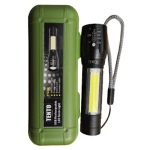 TENTO LED USB RECHARGEABLE TORCH LIGHT TT100