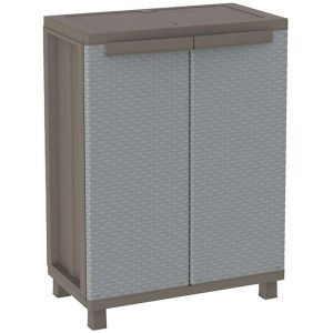 TERRY JRATTAN 68 2 DOOR CABINET WITH 1 ADJ. SHELF TR2818