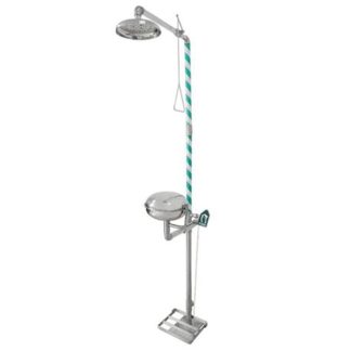 TERYSAFE SS-S350 STAINLESS STEEL SAFETY SHOWER & EYE WASH