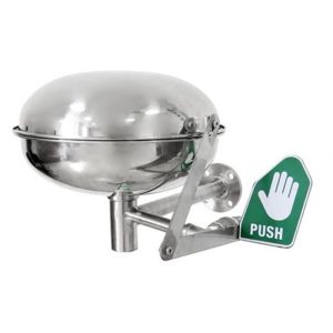 TERYSAFE SS-B200 STAINLESS STEEL WALL MOUNT EMERGENCY EYEWASH STATION