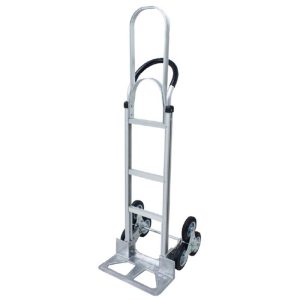 THREE WHEELS ALUMINIUM HAND TRUCK STAIR CLIMBER 6"WHEEL CAP.250KG - HS33L