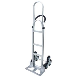 THREE WHEELS ALUMINIUM HAND TRUCK STAIR CLIMBER 6"WHEEL CAP.250KG - HS33L