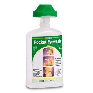 TOBIN POCKET EYEWASH FLASK 200ML, SALINE SOLUTION TOB121
