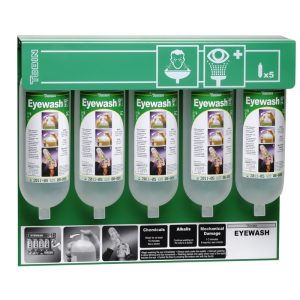 TOBIN STATIONARY STAND WALL MOUNT WITH 5 X 1000ML TOB124