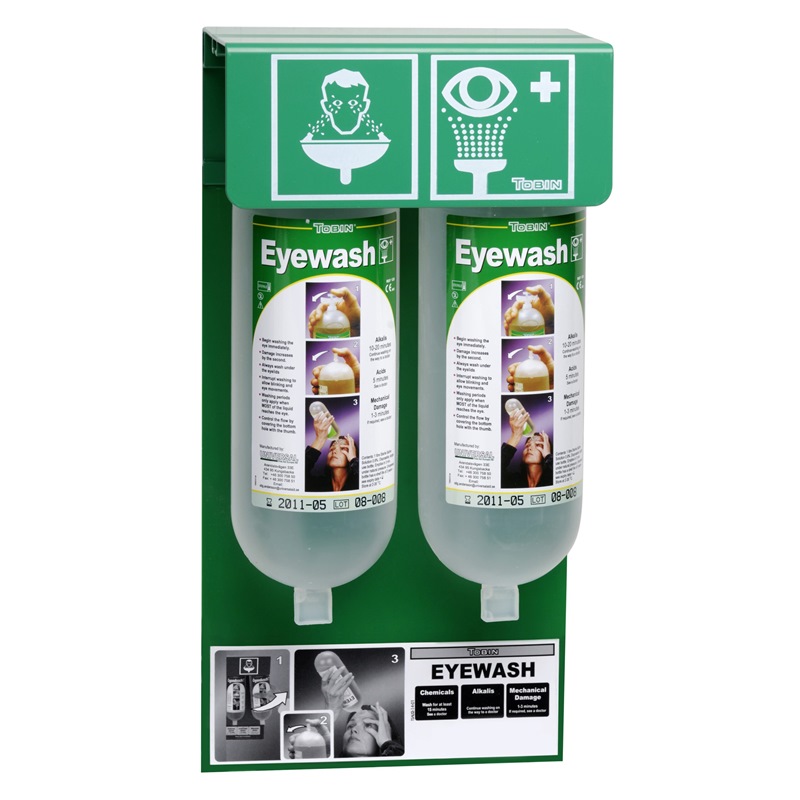 TOBIN STATIONARY STAND WALL MOUNT WITH 2 X 1000ML TOB129