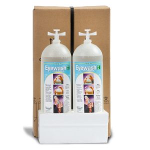 TOBIN REPLACEMENT 2 X 1000ML BOTTLES WITH EYEWASH SOLUTION TOB426