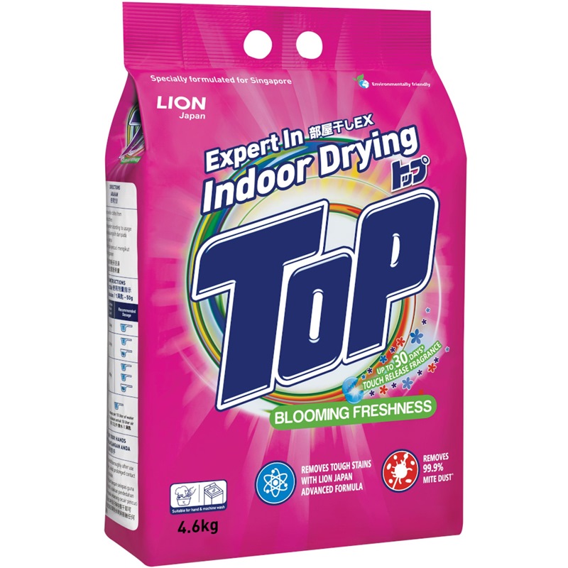 TOP DETERGENT - BLOOMING FRESHNESS 4.6KG