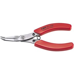 TOP STAINLESS STEEL NEEDLE BENT NOSE PLIER 4" NN-100B