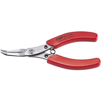 TOP STAINLESS STEEL NEEDLE BENT NOSE PLIER 4" NN-100B