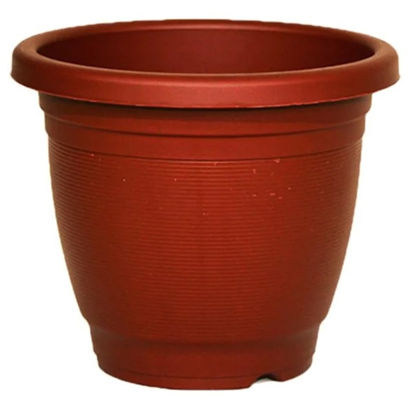 TOYOGO FLOWER POT PLAIN/RD (GP-3007)