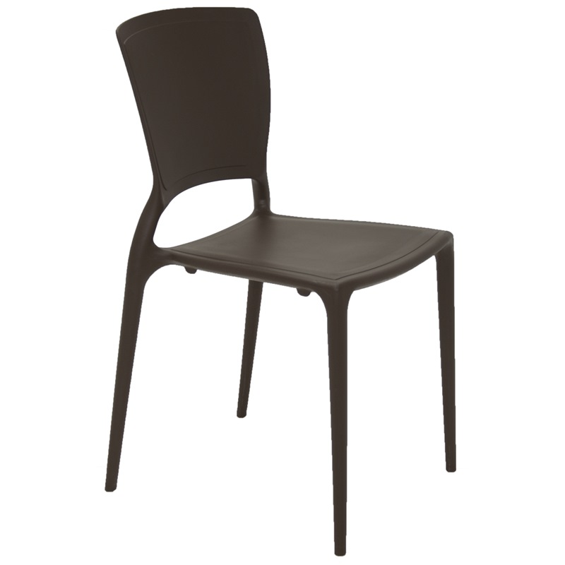 TRAMONTINA SOFIA CHAIR WITH SOLID BACKREST