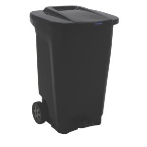 TRAMONTINA PLASTIC STEP DUSTBIN WITH WHEELS 100L 92815009