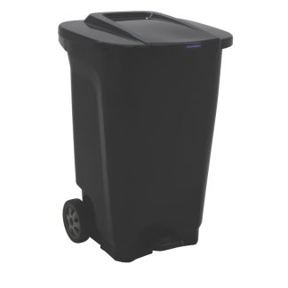 TRAMONTINA PLASTIC STEP DUSTBIN WITH WHEELS 100L 92815009